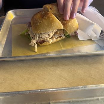 Lincoln Station - Rotisserie chicken sandwich - Coffee & Tea Near Me - Brooklyn, New York Lincoln Station - Rotisserie chicken sandwich - Coffee & Tea Near Me - Brooklyn, New York