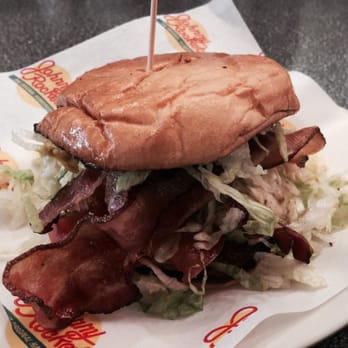 Johnny Rockets - Chicken club with mustard, bacon, lettuce and tomato. - Burgers Near Me - Las Vegas, Nevada Johnny Rockets - Chicken club with mustard, bacon, lettuce and tomato. - Burgers Near Me - Las Vegas, Nevada