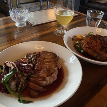 Kimball House - Duck and pork porterhouse - New American Near Me - Decatur, Georgia Kimball House - Duck and pork porterhouse - New American Near Me - Decatur, Georgia