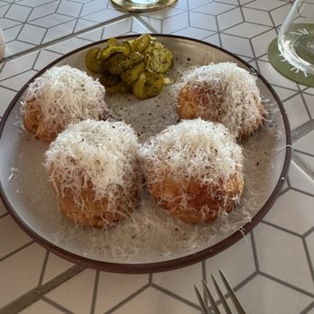 Salt + Ash - Appetizer - Cheese Puffs - New American Near Me - Duck Key, Florida Salt + Ash - Appetizer - Cheese Puffs - New American Near Me - Duck Key, Florida