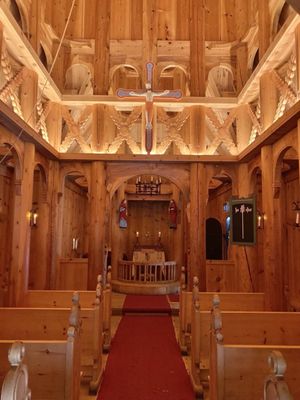 Fantoft Stave Church by null