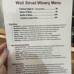 Wall Street Winery - Great selections!!