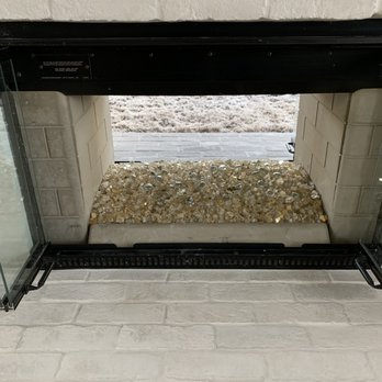 AMS Fireplace - 1/2 inch gold fire glass - Fireplace Services Near Me - Carlsbad, California AMS Fireplace - 1/2 inch gold fire glass - Fireplace Services Near Me - Carlsbad, California