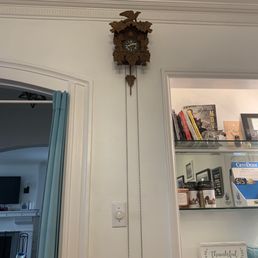 My grandfathers cuckoo clock.
