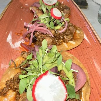 Mia’s - Volcano Tostada - Mediterranean Near Me - Solana Beach, California