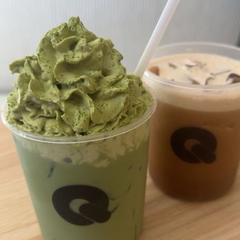 Q Specialty Coffee - matcha yuzu and mango nitro - Coffee Roasteries Near Me - San Francisco, California Q Specialty Coffee - matcha yuzu and mango nitro - Coffee Roasteries Near Me - San Francisco, California