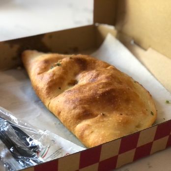 Basil Pizzeria - All Meat Calzone - Salad Near Me - Oakland, California