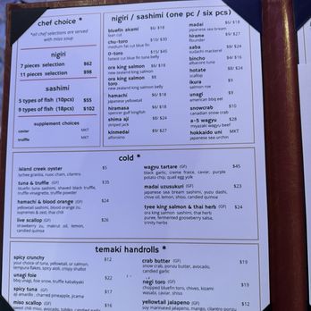 XOXO Sushi Bar - Menu - Sushi Bars Near Me - Chestnut Hill, Massachusetts