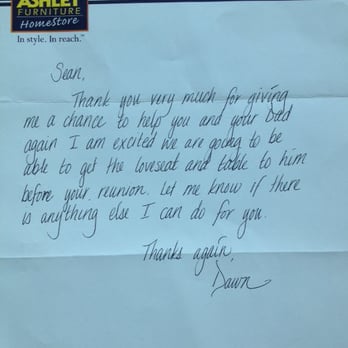 Ashley HomeStore - WOW!! Tell me you get this type of service anywhere else?! - Furniture Stores Near Me - Salem, Oregon Ashley HomeStore - WOW!! Tell me you get this type of service anywhere else?! - Furniture Stores Near Me - Salem, Oregon