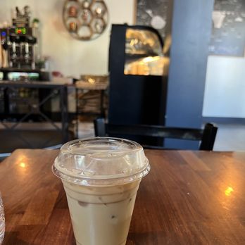Coffee & More - Iced Honey Oat Latte - Coffee & Tea Near Me - Sunnyvale, California