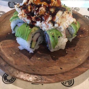 1-800-Lucky - Volcano Roll from the sushi bar - Asian Fusion Near Me - Miami, Florida