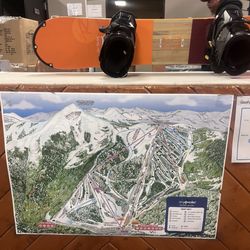 Ski Ruidoso Ski Shop - Map and snowboard