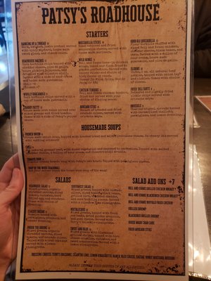 Menu photo 7 Patsy’s Roadhouse Hopewell Junction, NY Menu photo 7 Patsy’s Roadhouse Hopewell Junction, NY
