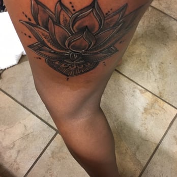 Tony's Tattoos - Ryan did a great job on my lotus I gave him two pics to mush together and it came out perfectly. - Tattoo Near Me - Abilene, Texas