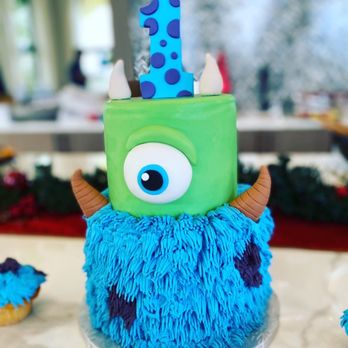 Nina's Fresh Bakery - Monsters, Inc 1st birthday cake - Bakeries Near Me - Jupiter, Florida