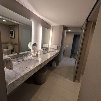 Hilton Richardson Dallas - Two sinks in the hallway - Hotels Near Me - Richardson, Texas