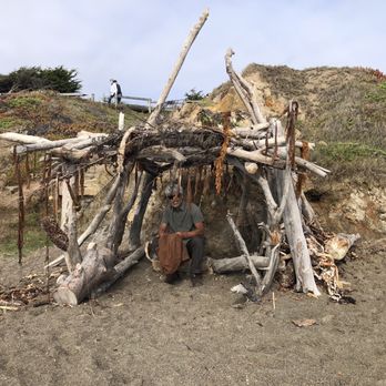 Moonstone Beach - Wood sculpture - Beaches Near Me - Cambria, California