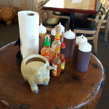 Hickory Hillz BBQ - They make their own sweet heat sauce.  Love the decor. - Barbeque Near Me - Edinburgh, Indiana