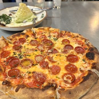 Kitchen Social - Pepperoni pizza - New American Near Me - Westlake, Ohio Kitchen Social - Pepperoni pizza - New American Near Me - Westlake, Ohio
