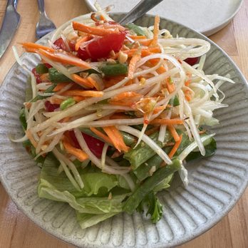 Anchalee Thai Cuisine - Papaya Salad, warning, has peanuts. Very fresh and tasty. - Thai Near Me - Berkeley, California