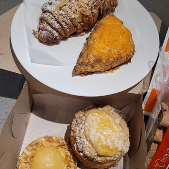 Sweet Obsession - three pastries in a box - Bakeries Near Me - Vancouver, British Columbia