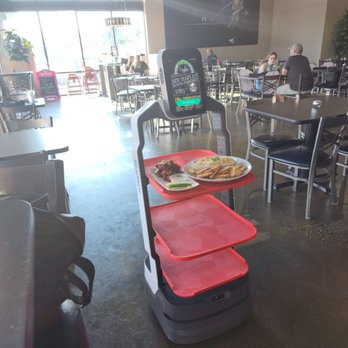 Treble Makers - Our food was delivered by this robot. - American Near Me - Wesley Chapel, Florida