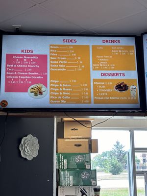 Menu photo 5 Torito Mexican Eats Madison, WI