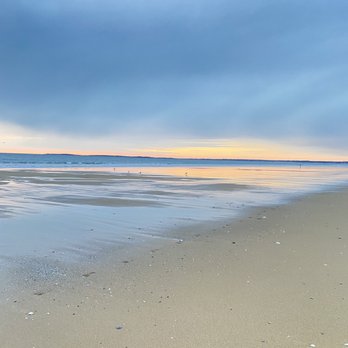 Alouette Beach Resort - Sunrise on the beach just outside our room - Resorts Near Me - Old Orchard Beach, Maine