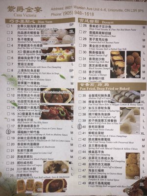Menu photo 6 Casa Victoria Markham, ON