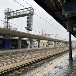 Bologna Centrale - Train platforms at ground level