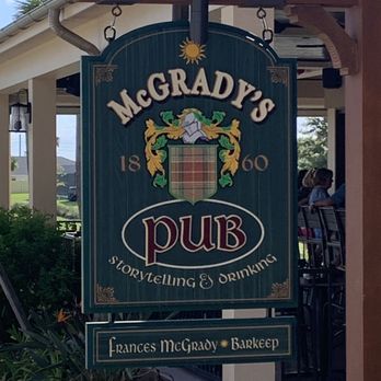 McGrady’s Pub - a sign for mcgray's pub - Pubs Near Me - The Villages, Florida