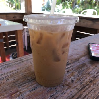 Cafe Moka - Iced lavender vanilla latte!!! - Coffee & Tea Near Me - Islamorada, Florida