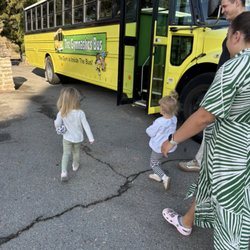 Le Petit Jardin French Immersion Preschool - Gym Bus ever Thursday never disappoints