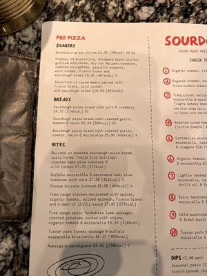 Menu photo 7 Franco Manca London, XGL