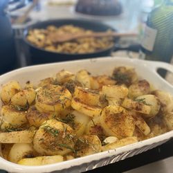 Mi Va Mi Kauai - Middle Eastern Cuisine - Roasted Potatoes with fresh garden Rosemary