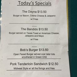 Rick’s Night Shotz - Menu