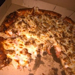 New York Pizza Express - Sausage, extra cheese $6.99 plus tax