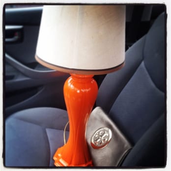 VVC Thrifty Shops - Sweet find! Vintage orange mod lamp! $5 - Thrift Stores Near Me - Edwards, Colorado VVC Thrifty Shops - Sweet find! Vintage orange mod lamp! $5 - Thrift Stores Near Me - Edwards, Colorado