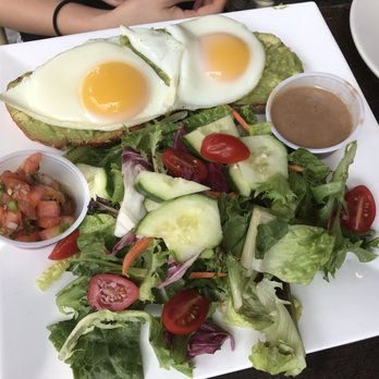 Doc Watson's - Toast and eggs with side salad - Irish Pub Near Me - New York, New York