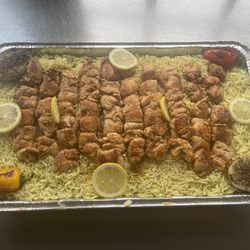 Zena's American Mediterranean Cuisine - Chicken kabob catering tray
