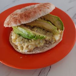 Peach and Pepper - Avocado egg salad