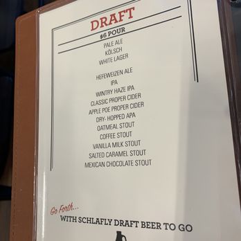 Schlafly Highland Square - Draft menu - Brewpubs Near Me - Highland, Illinois Schlafly Highland Square - Draft menu - Brewpubs Near Me - Highland, Illinois