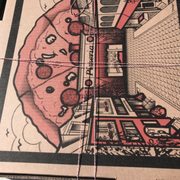 Photo of John & Joe's Pizzeria - Bronx, NY, United States. Wrapped like Xmas