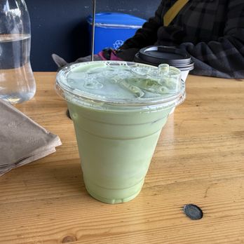 Little Fish - Echo Park - Iced Banana Milk Matcha - Fish & Chips Near Me - Los Angeles, California Little Fish - Echo Park - Iced Banana Milk Matcha - Fish & Chips Near Me - Los Angeles, California