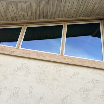 Affordable Windows Plus Exteriors - Custom triangle window built into the framing of the house that was replaced. - Windows Installation Near Me - Gilbert, Arizona