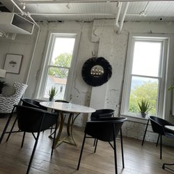 Whether solo or in a group, they've got a space for you to enjoy your coffee drink upstairs