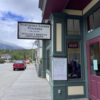 Northern Lights Pizzeria - Exterior - Pizza Near Me - Skagway, Alaska Northern Lights Pizzeria - Exterior - Pizza Near Me - Skagway, Alaska
