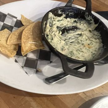 Cane Rosso - Cast Iron Spinach Dip - Wine Bars Near Me - Carrollton, Texas Cane Rosso - Cast Iron Spinach Dip - Wine Bars Near Me - Carrollton, Texas