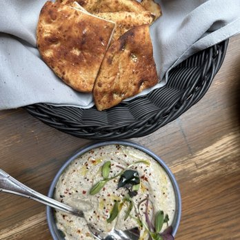 Aba - Charred Eggplant Hummus - Mediterranean Near Me - Chicago, Illinois