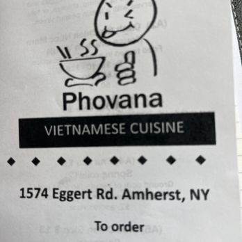 Phovana - Menu - Vietnamese Near Me - Amherst, New York
